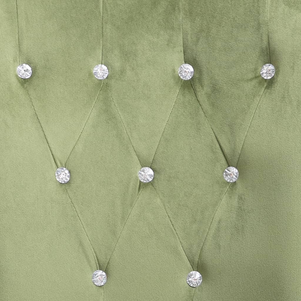 Matstol Ljusgrön med armstöd sammet