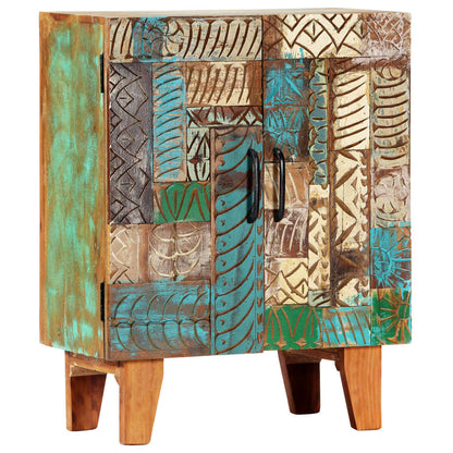 Skänk Trä Handsnidad 60x30x75 cm massivt återvunnet trä