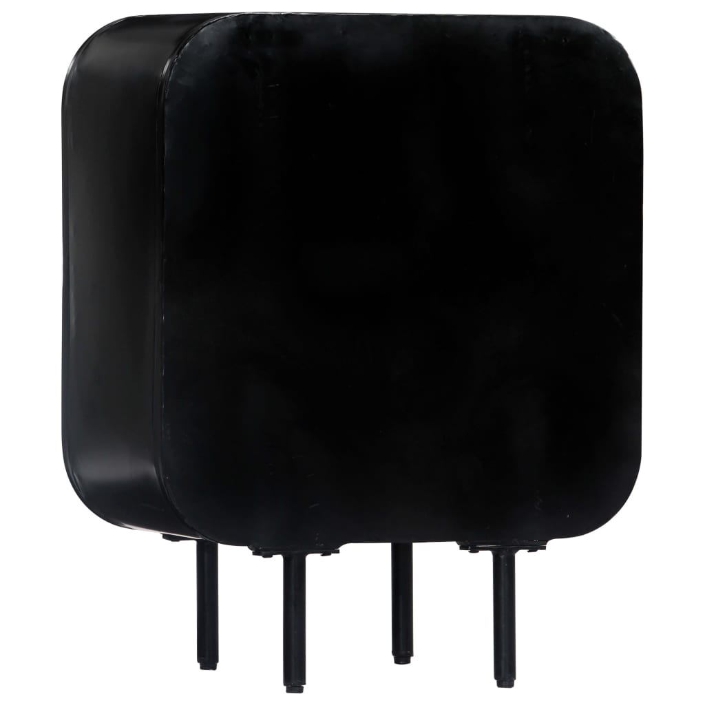 Skänk Trä 60x30x75 cm massivt mangoträ och järn