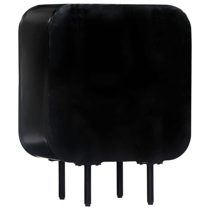 Skänk Trä 60x30x75 cm massivt mangoträ och järn