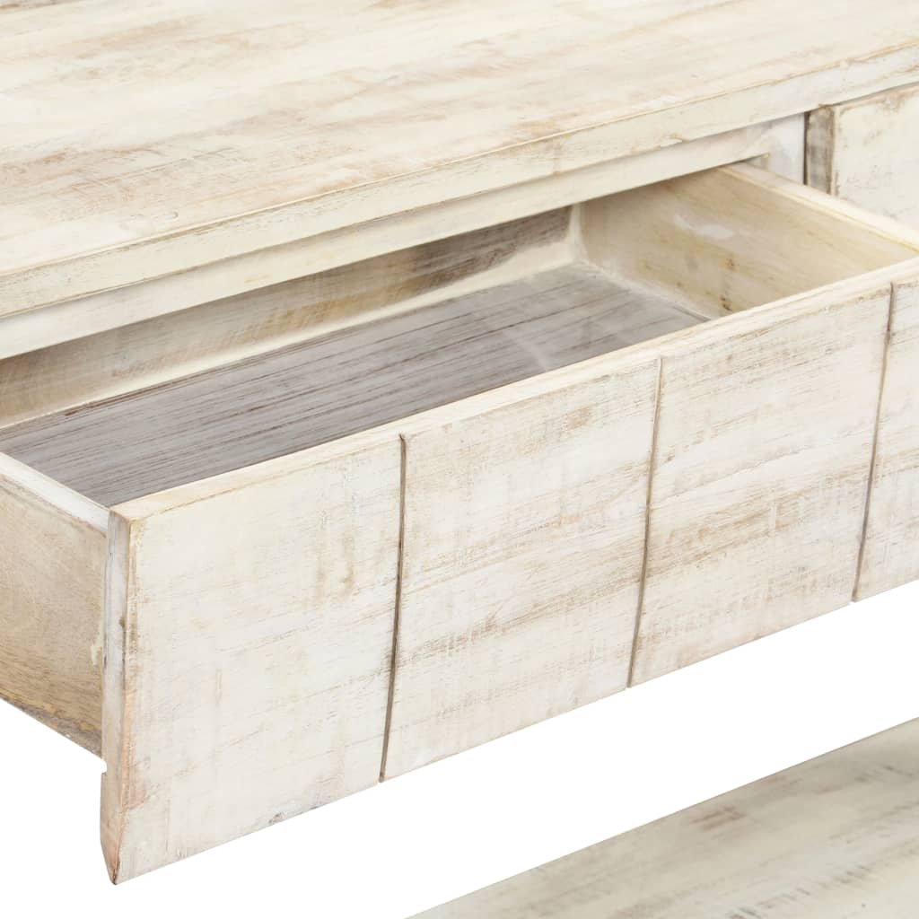 Avlastningsbord Konsollbord Trä 120x35x75 cm massivt mangoträ