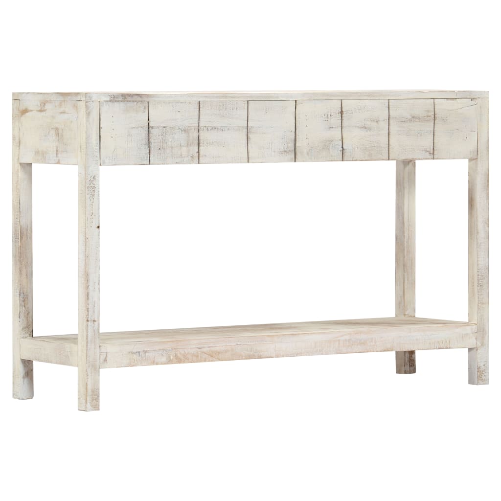 Avlastningsbord Konsollbord Trä 120x35x75 cm massivt mangoträ
