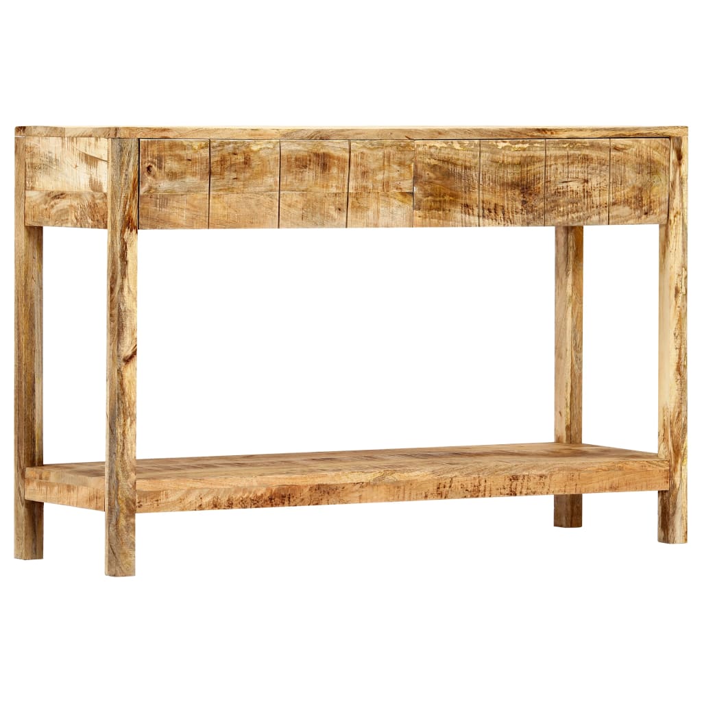 Avlastningsbord Konsollbord Trä 120x35x75 cm massivt mangoträ