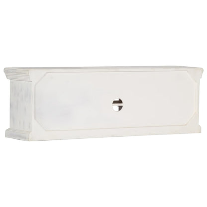 TV-Möbel Vit TV-Bänk 120x30x40 cm massivt mangoträ