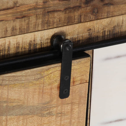 Skänk Trä 140x38x90 cm massivt mangoträ