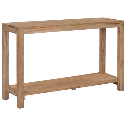 Avlastningsbord Konsollbord Trä 120x35x75 cm massiv teak