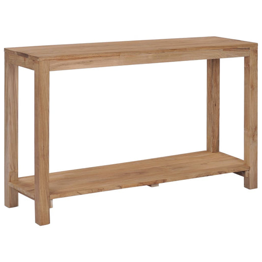 Avlastningsbord Konsollbord Trä 120x35x75 cm massiv teak