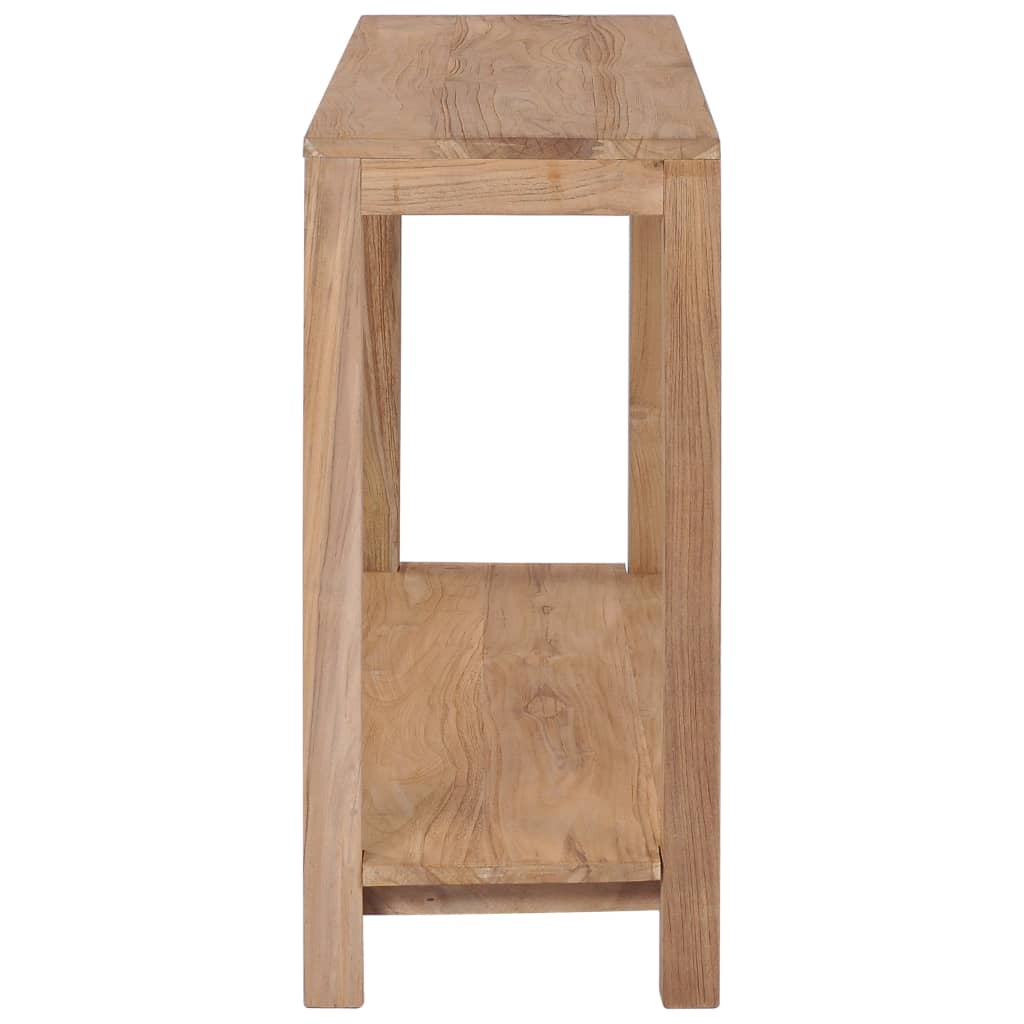 Avlastningsbord Konsollbord Trä 120x35x75 cm massiv teak