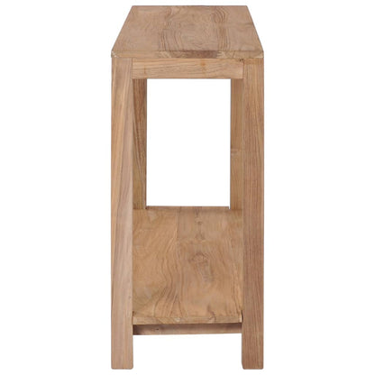 Avlastningsbord Konsollbord Trä 120x35x75 cm massiv teak