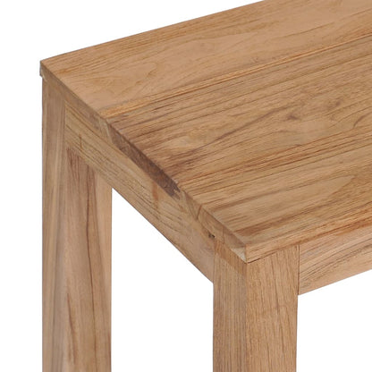 Avlastningsbord Konsollbord Trä 120x35x75 cm massiv teak