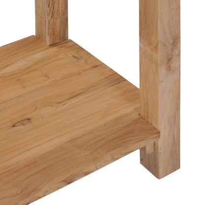 Avlastningsbord Konsollbord Trä 120x35x75 cm massiv teak
