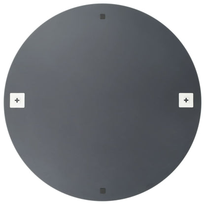 Väggspegel utan ram rund 90 cm glas