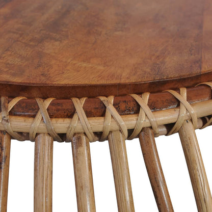 Soffbord Trä 2 st äkta rotting