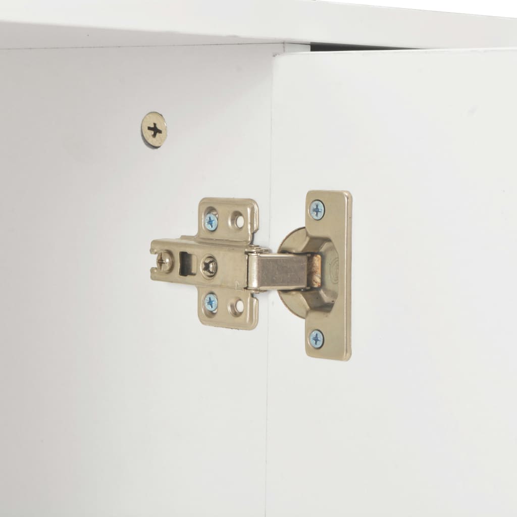 Skänk Högglans Vit 71x35x80 cm