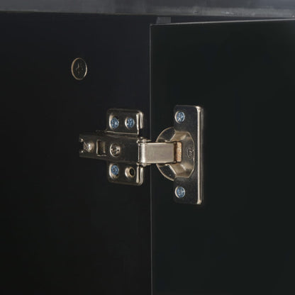 Skänk Högglans Svart 107x35x80,5 cm