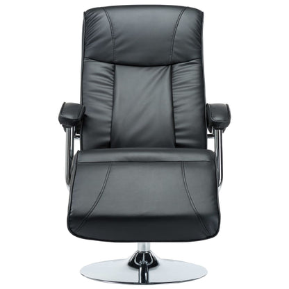 Fåtölj Svart konstläder