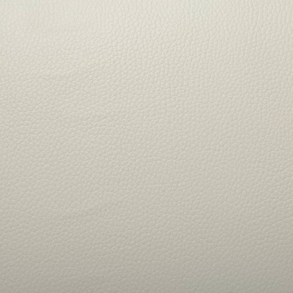 Fåtölj Gräddvit konstläder