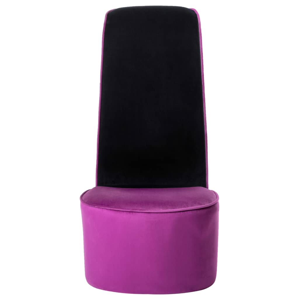 Matstol DIV. klacksko Lila sammet