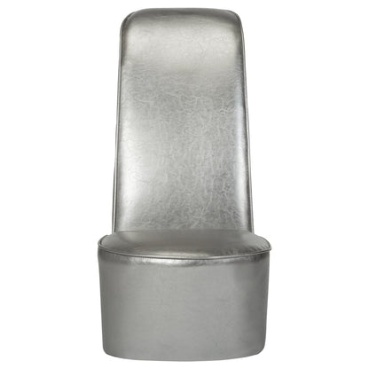 Matstol DIV. klacksko silver konstläder