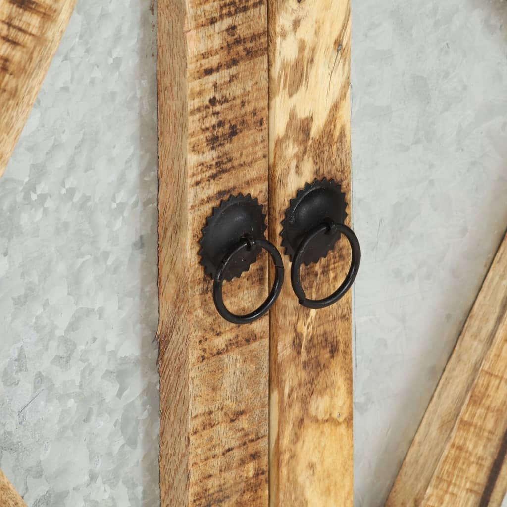 Skänk Trä 80x30x76 cm massivt mangoträ