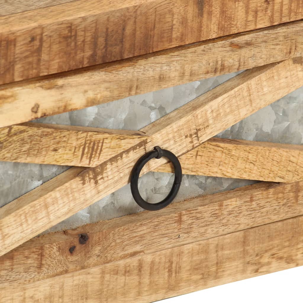 Soffbord Trä 110x50x38 cm massivt mangoträ