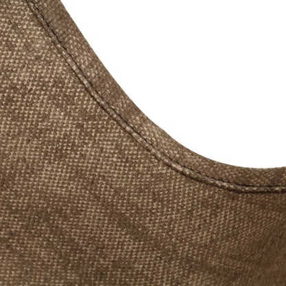 Fåtölj Taupe Fladdermusfåtölj kanvas