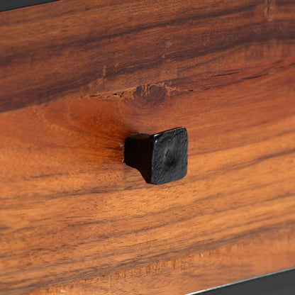 TV-Möbel Trä TV-Bänk 120x30x40 cm massivt återvunnet Trä och stål