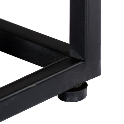 TV-Möbel Trä TV-Bänk 120x30x40 cm massivt återvunnet Trä och stål