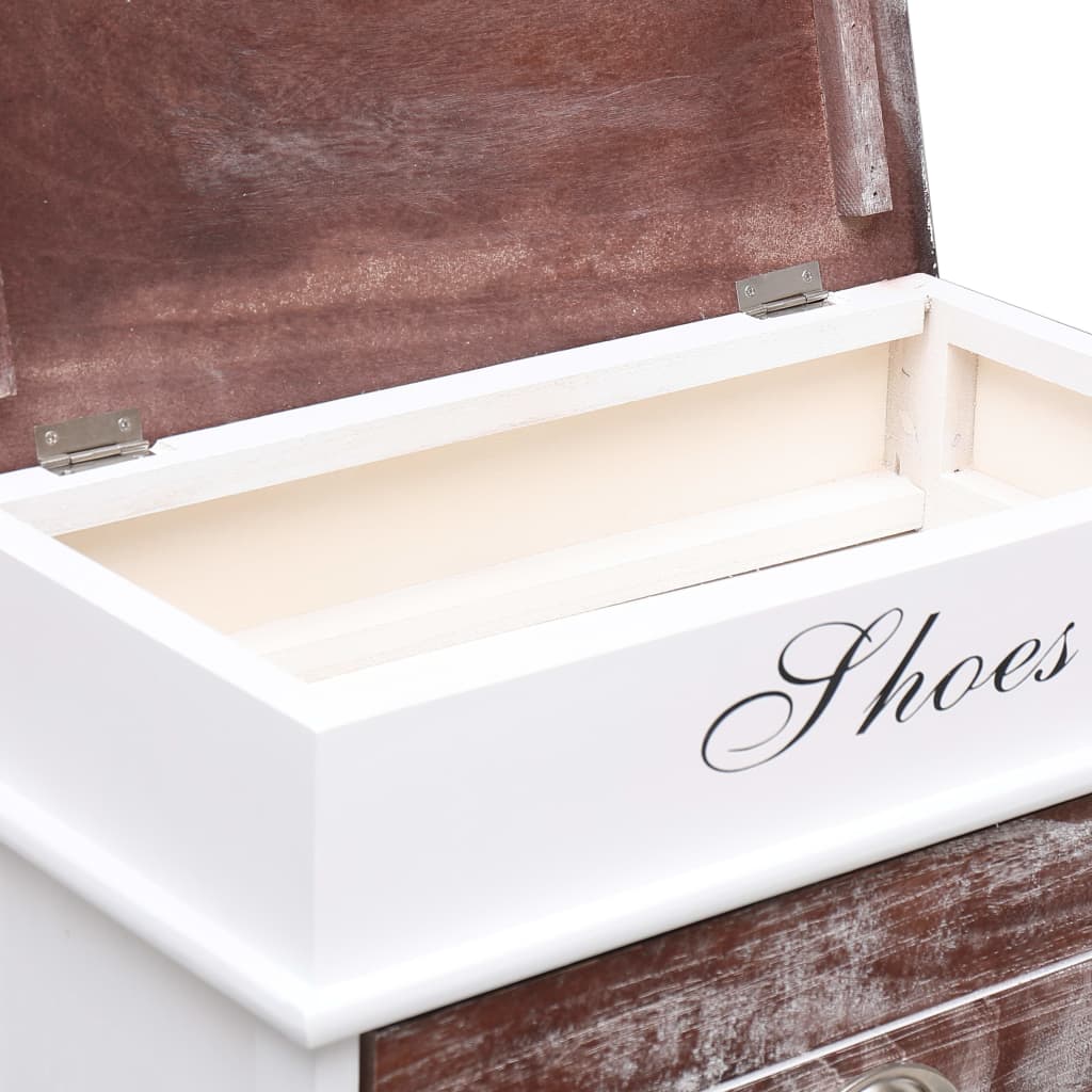 Skoställ Brun 50x28x98 cm kejsarträ