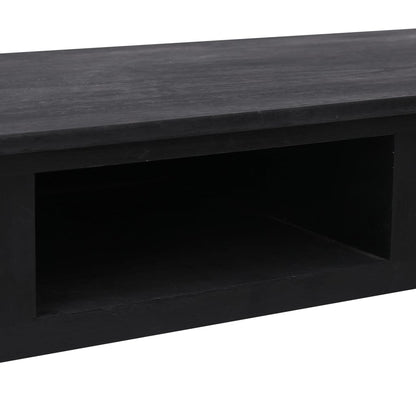 Avlastningsbord Konsollbord Svart 110x45x76 cm trä