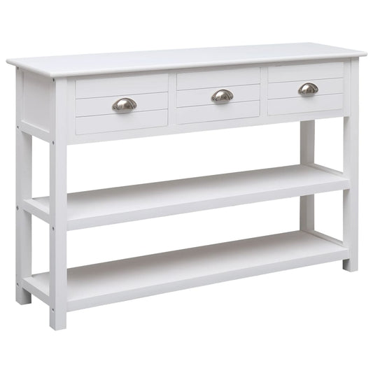 Skänk Vit 115x30x76 cm trä