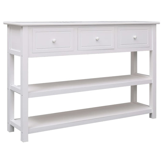 Skänk Vit 115x30x76 cm trä