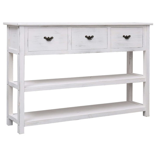 Skänk Vit 115x30x76 cm trä