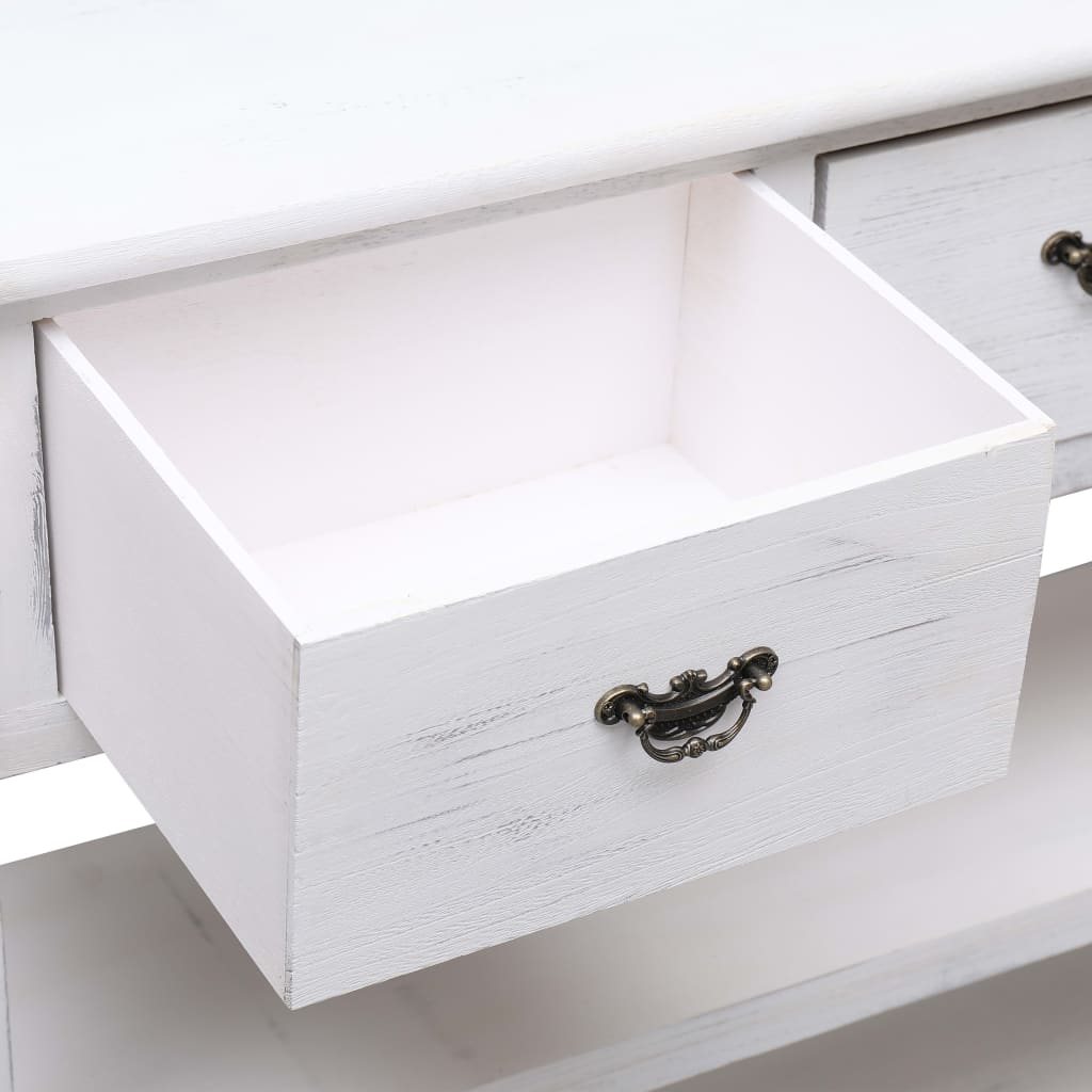 Skänk Vit 115x30x76 cm trä