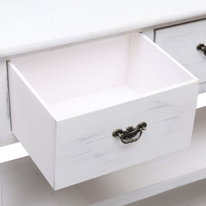 Skänk Vit 115x30x76 cm trä