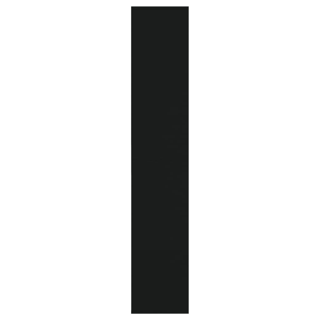 Skoställ Svart Skoskåp 54x34x183 cm