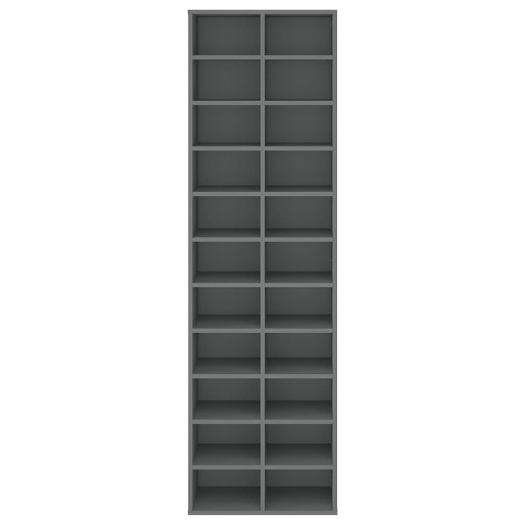 Skoställ Grå Skoskåp 54x34x183 cm