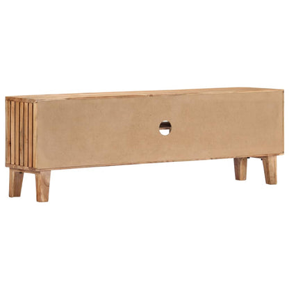 TV-bänk 130x30x45 cm massivt akaciaträ