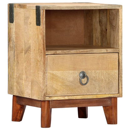 Sängbord Nattduksbord Trä 40x30x52 cm massivt robust mangoträ