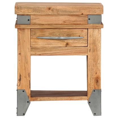 Sängbord 40x30x51 cm massivt acaciaträ