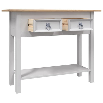Avlastningsbord Konsollbord Grå mexikansk Coronastil furu 90x34,5x73 cm