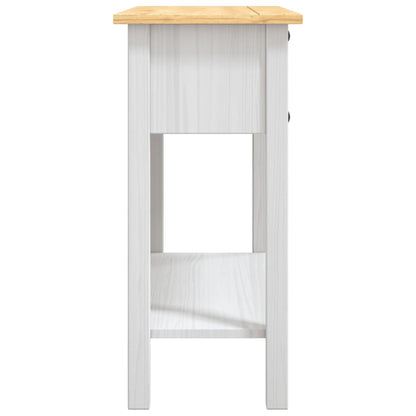 Avlastningsbord Konsollbord Vit mexikansk Coronastil furu 90x34,5x73 cm