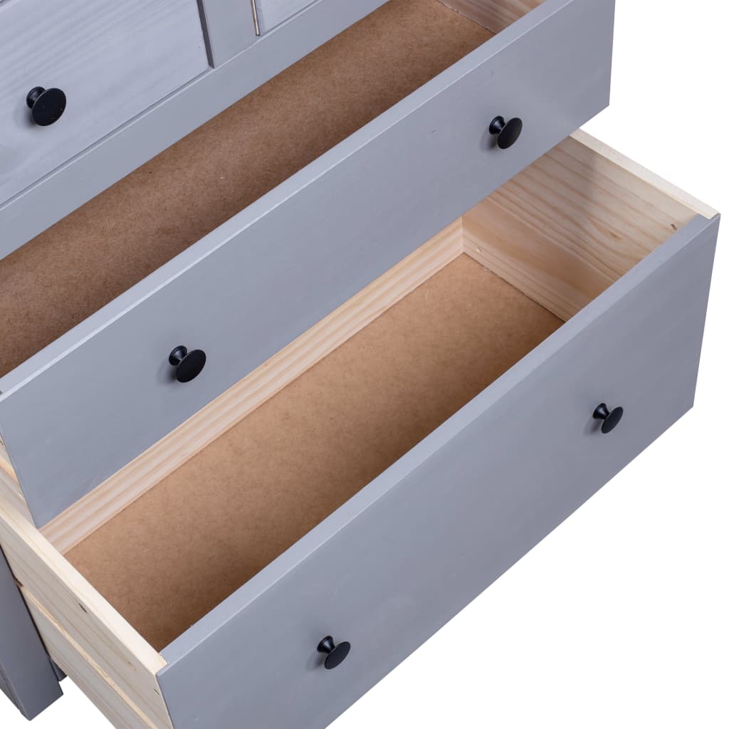 Skänk Grå 80x40x83 cm furu panama