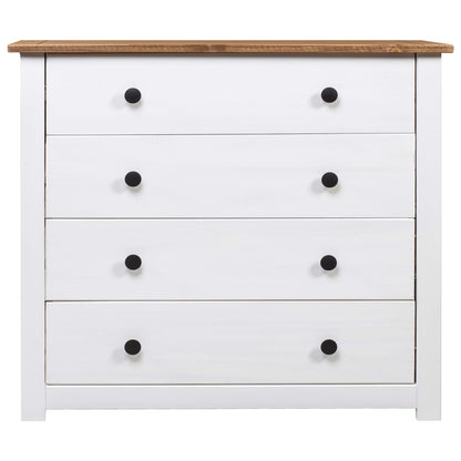 Skänk Vit 80x40x73 cm furu Panama