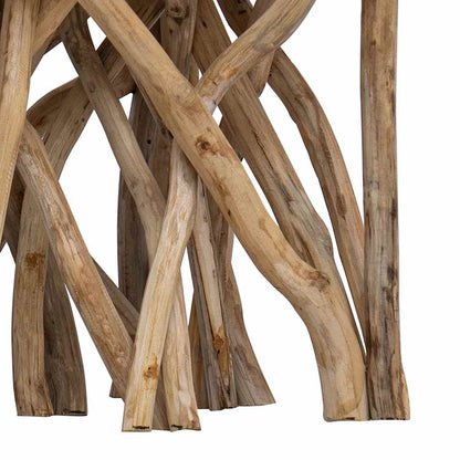 Soffbord Trä 40x40x40 cm blandat återvunnet trä