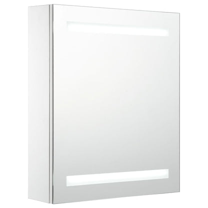 Badrumsspegel Spegelskåp LED 50x13,5x60 cm