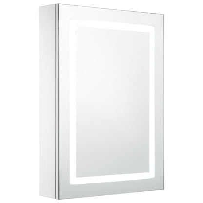 Badrumsspegel Spegelskåp LED 50x13x70 cm