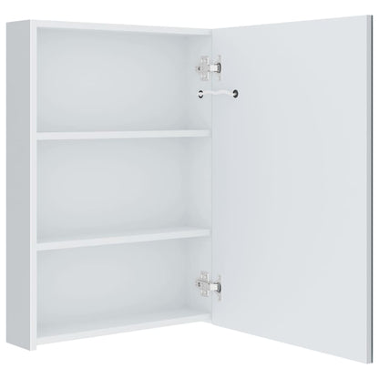 Badrumsspegel Spegelskåp LED 50x13x70 cm