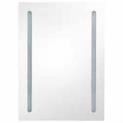 Badrumsspegel Spegelskåp LED 50x13x70 cm