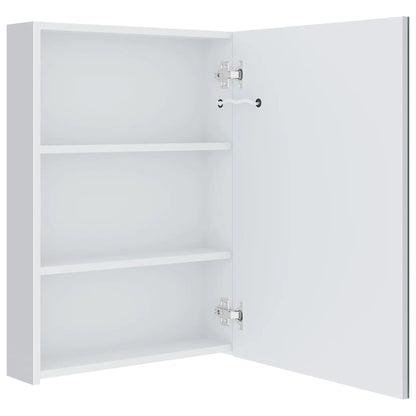 Badrumsspegel Spegelskåp LED 50x13x70 cm